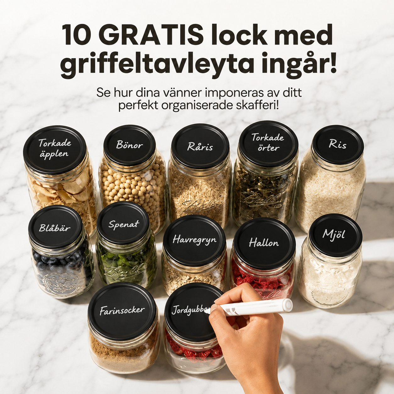 Jarvac™ Vakuumförslutare Kit