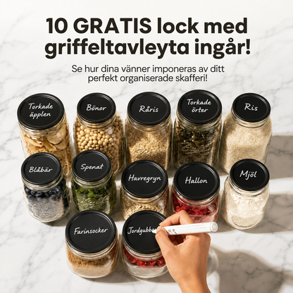 Jarvac™ Vakuumförslutare Kit